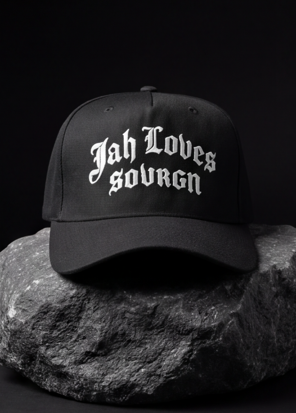 JAH LOVES SOVRGN CAP — BLACK