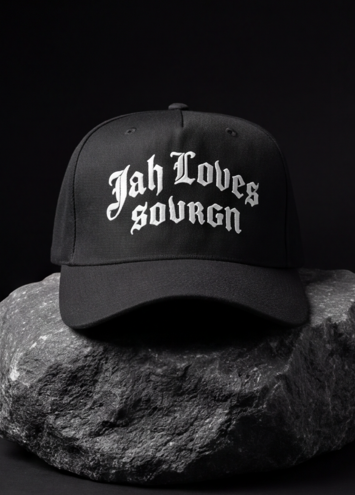 JAH LOVES SOVRGN CAP — BLACK