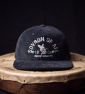 INDIAN COUNTRY CORDUROY CAP — BLACK