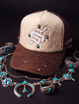 FOUR DIRECTIONS ARROW-S TRUCKER — DISTRESSED BONE/BROWN