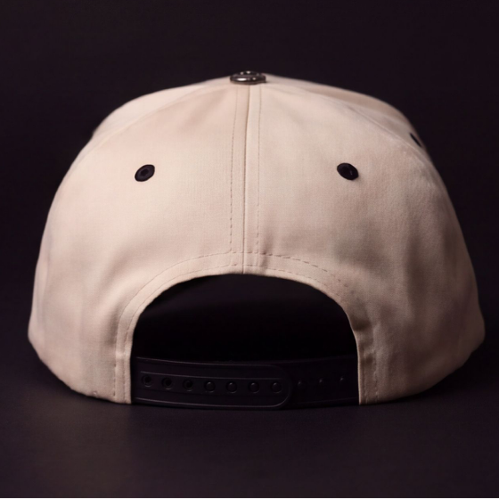 SOVRGN MONOGRAM CAP — BONE/BLACK